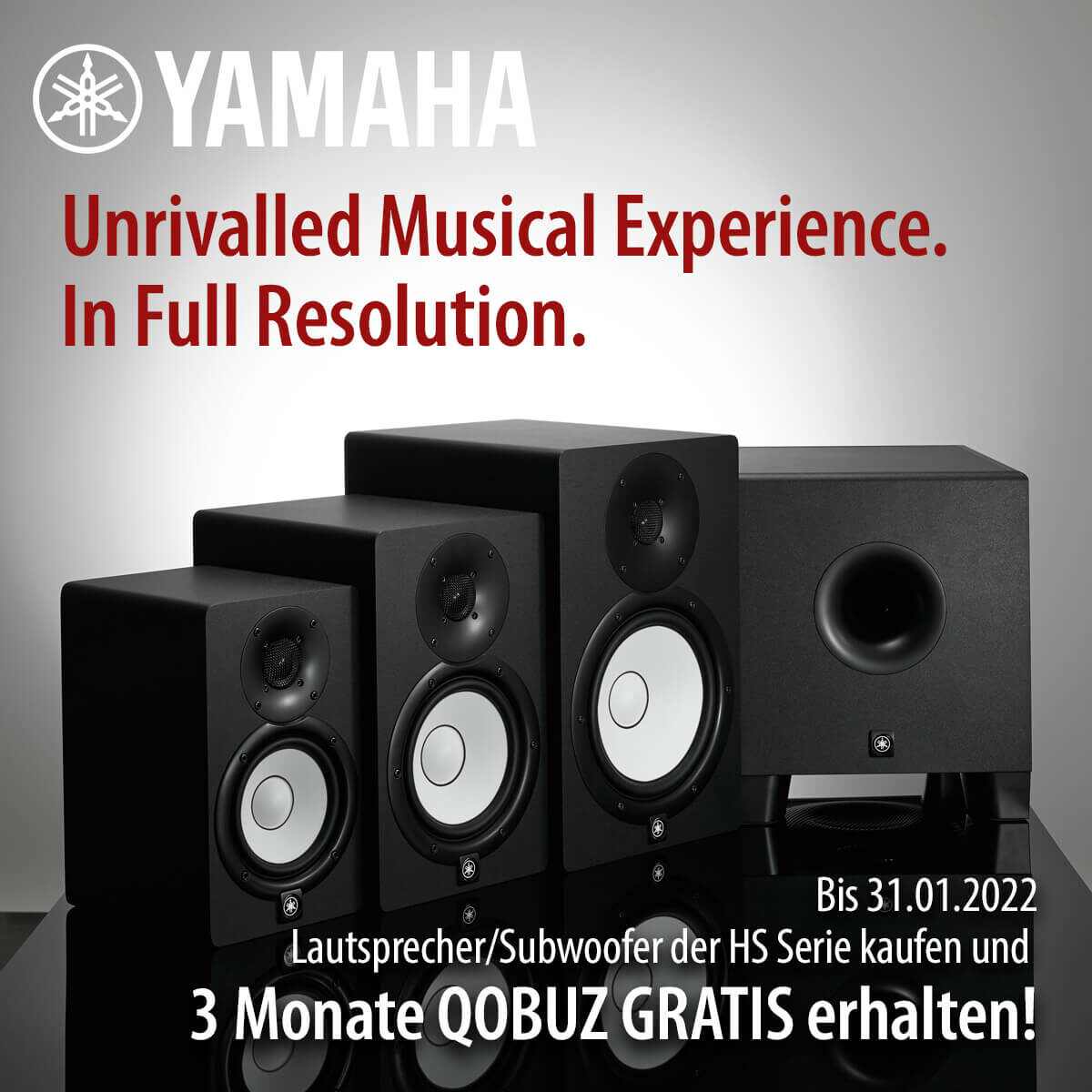 HS Serie Speaker kaufen + 3 Monate QOBUZ gratis erhalten!