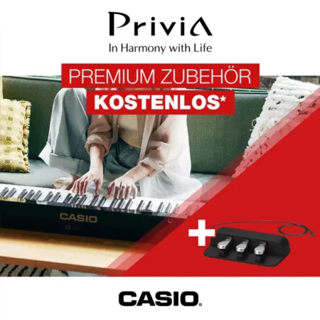 Casio Privia kostenloses Premium-Zubehör